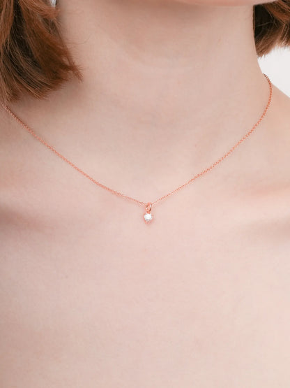 Puffy Heart Necklace Set Motherof Pearl 18K Rose Gold (4) – Mondays Made Flower & Birthstone Jewelry Singapore