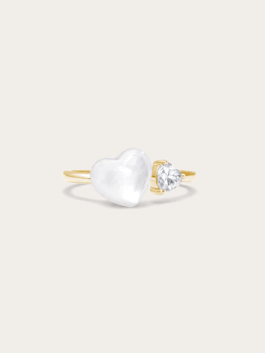 Puffy Heart Ring Mopyg – Mondays Made Demi-Fine Flower & Gemstone Jewelry Singapore