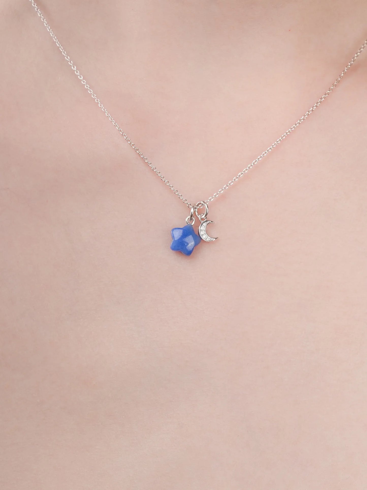 Puffy Star Necklace Set – Sodalite