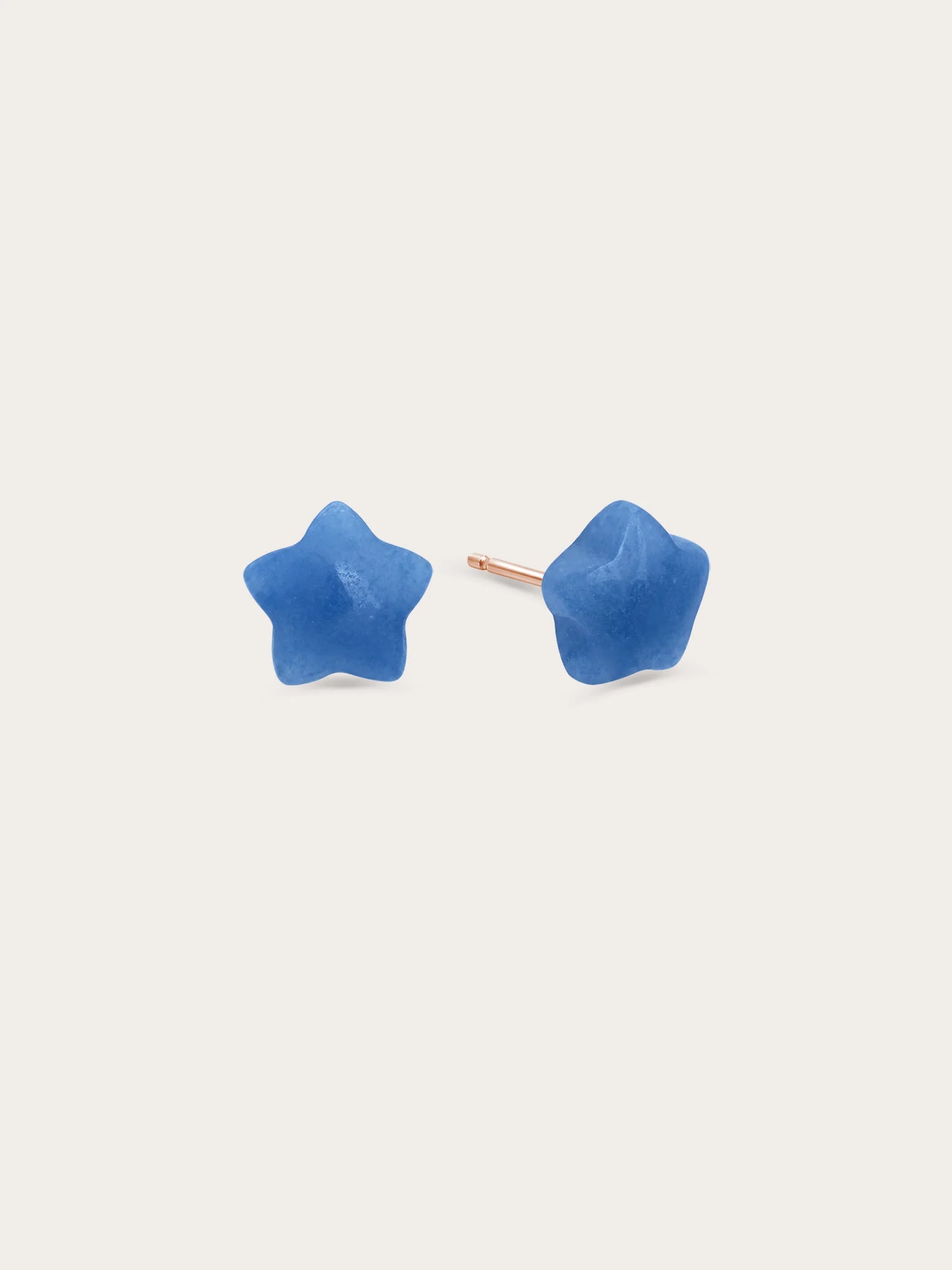 Puffy Star Stud Earrings – Sodalite