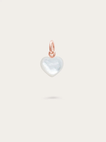 Puffy Heart Charm Set – Mother of Pearl