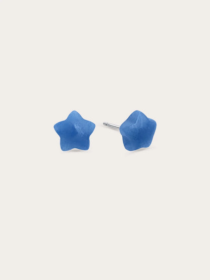 Puffy Star Ear Jacket Earrings – Sodalite