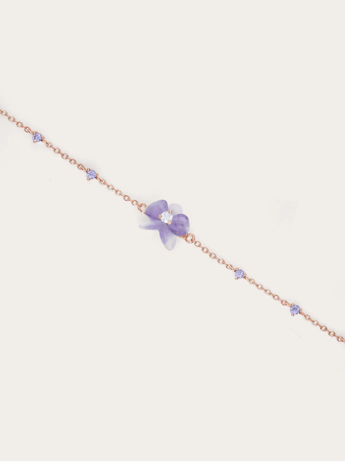 Purple Orchid Bracelet
