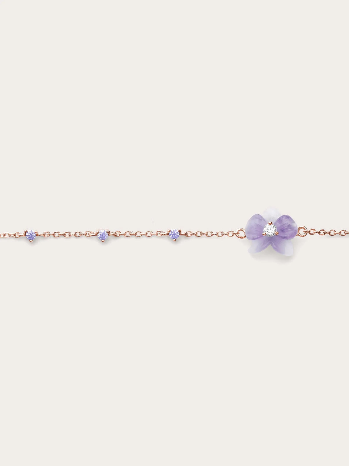 Purple Orchid Bracelet