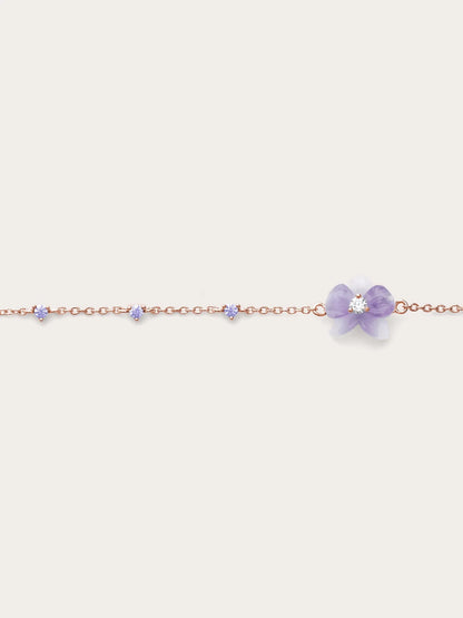 Purple Orchid Bracelet