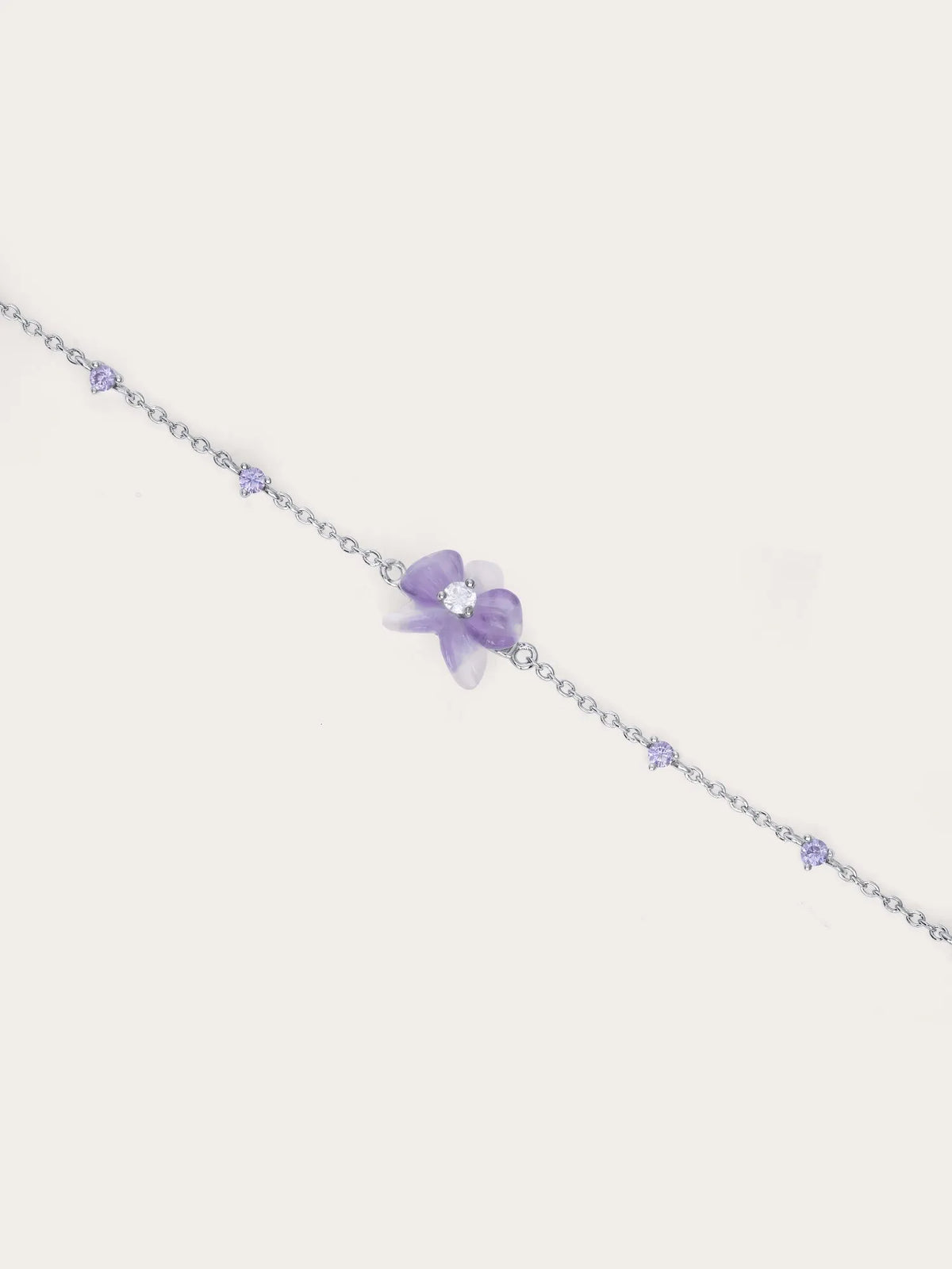 Purple Orchid Bracelet