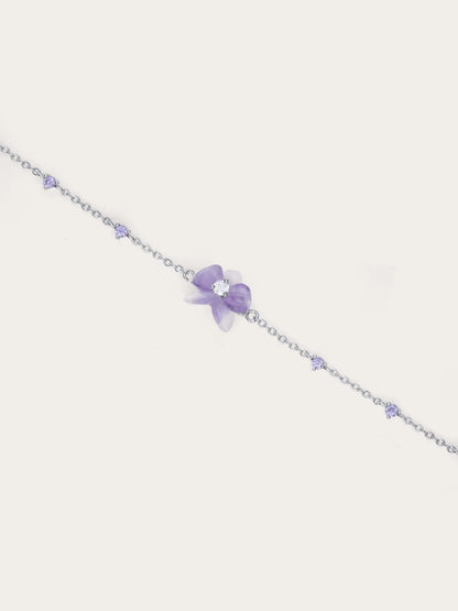 Purple Orchid Bracelet
