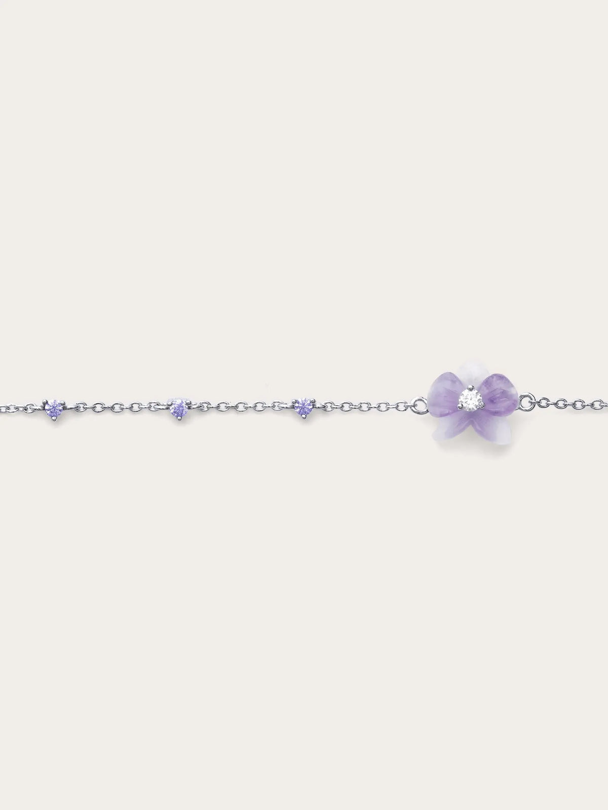 Purple Orchid Bracelet