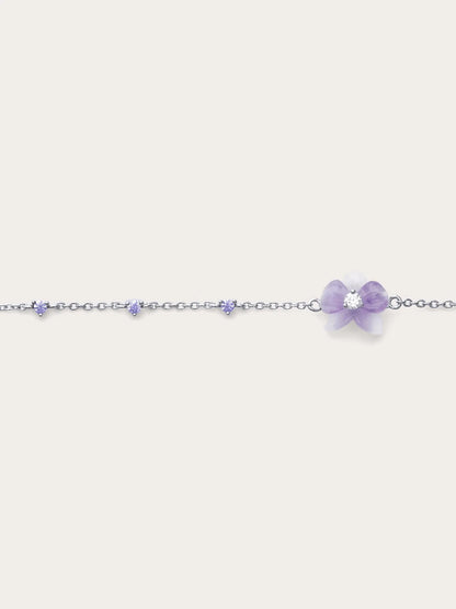 Purple Orchid Bracelet