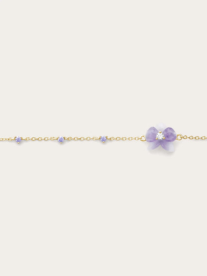 Purple Orchid Bracelet