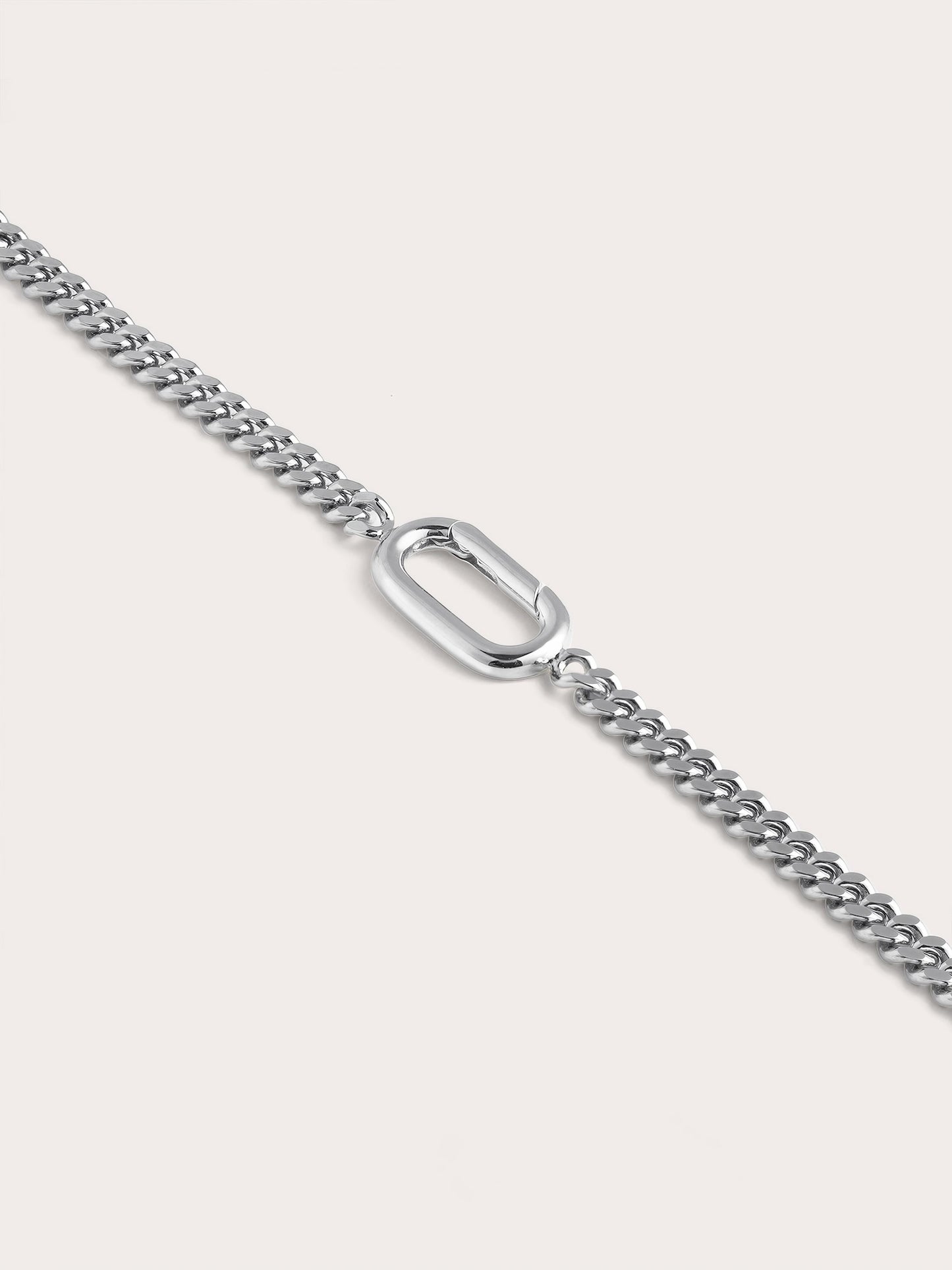 Curb Chain Charm Bracelet
