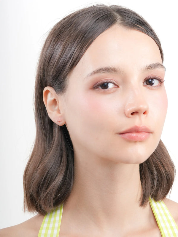 Ribbon Bow Flatback Earring