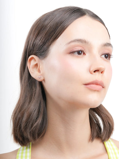 Ribbon Bow Flatback Earring