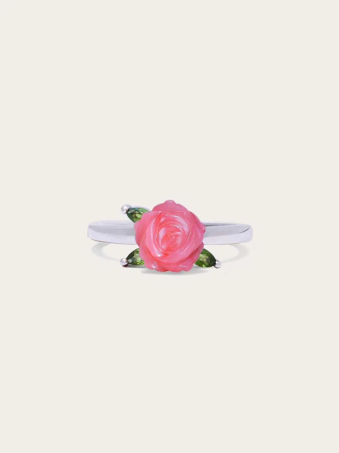 雕花玫瑰戒指