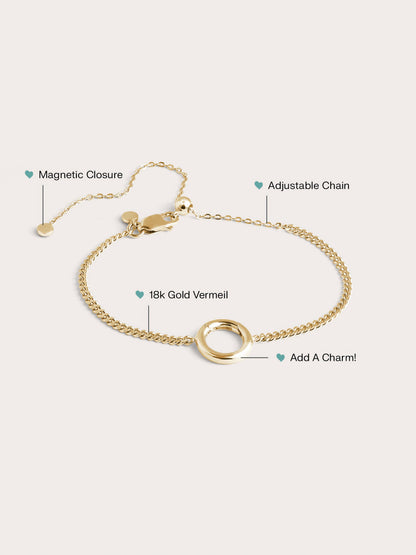 Thin Curb Chain 18K Gold (2) – Mondays Made Flower & Birthstone Jewelry Singapore