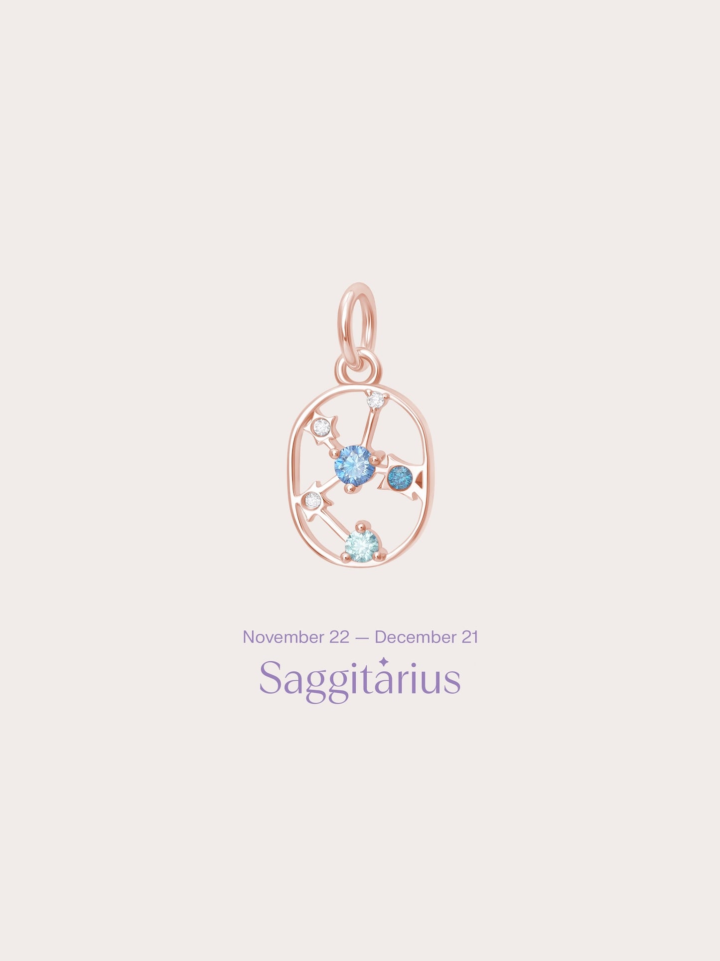 Sagittarius Charm - Zodiac Sign Jewelry