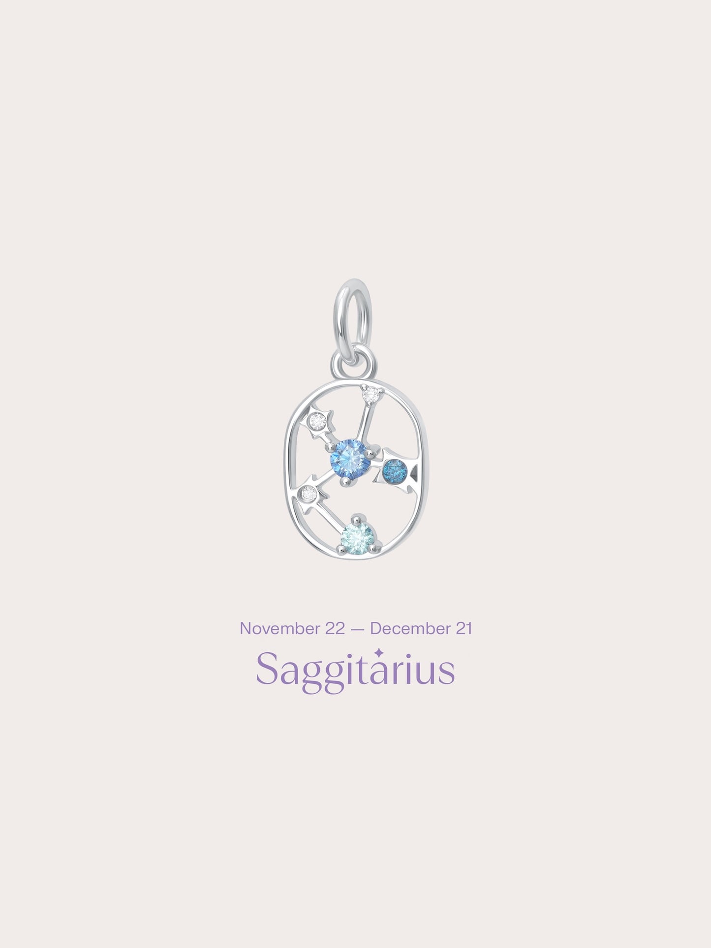 Sagittarius Charm - Zodiac Sign Jewelry