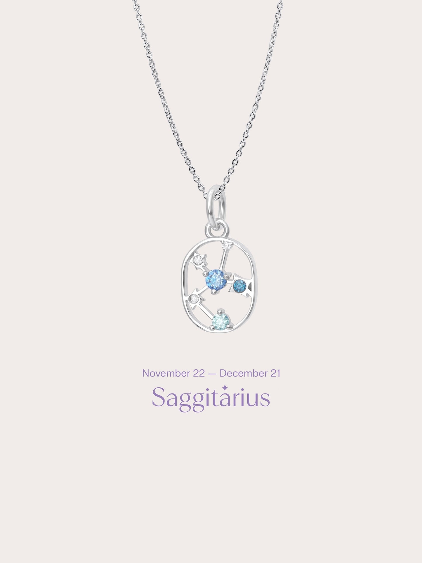Sagittarius Necklace - Zodiac Sign Jewelry