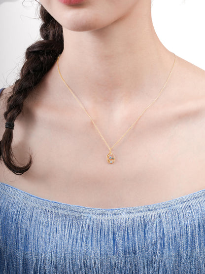 Sagittarius Necklace Zodiac Jewelry 18K Gold (2) – Mondays Made Flower & Birthstone Jewelry Singapore