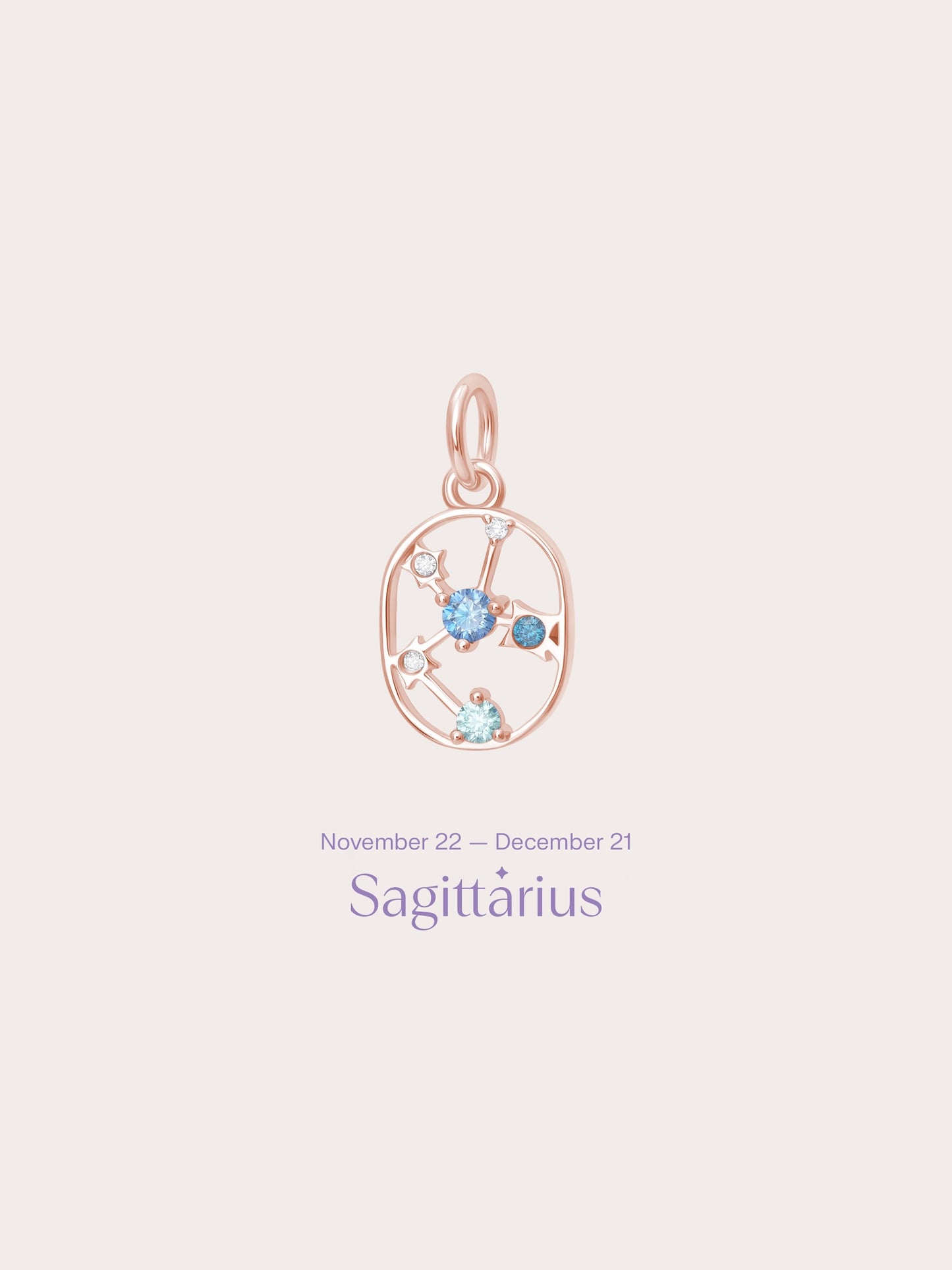 Sagittarius Charm - Zodiac Sign Jewelry