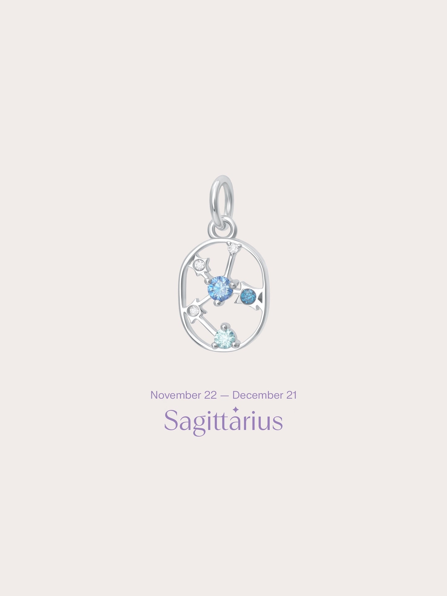 Sagittarius Charm - Zodiac Sign Jewelry