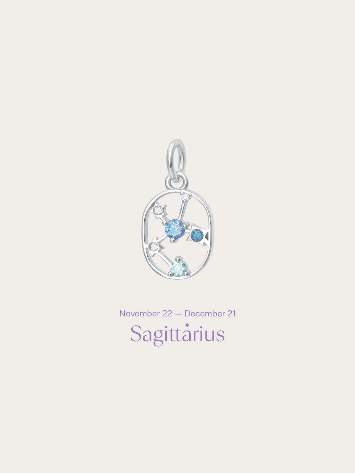 Sagittarius Charm - Zodiac Sign Jewelry