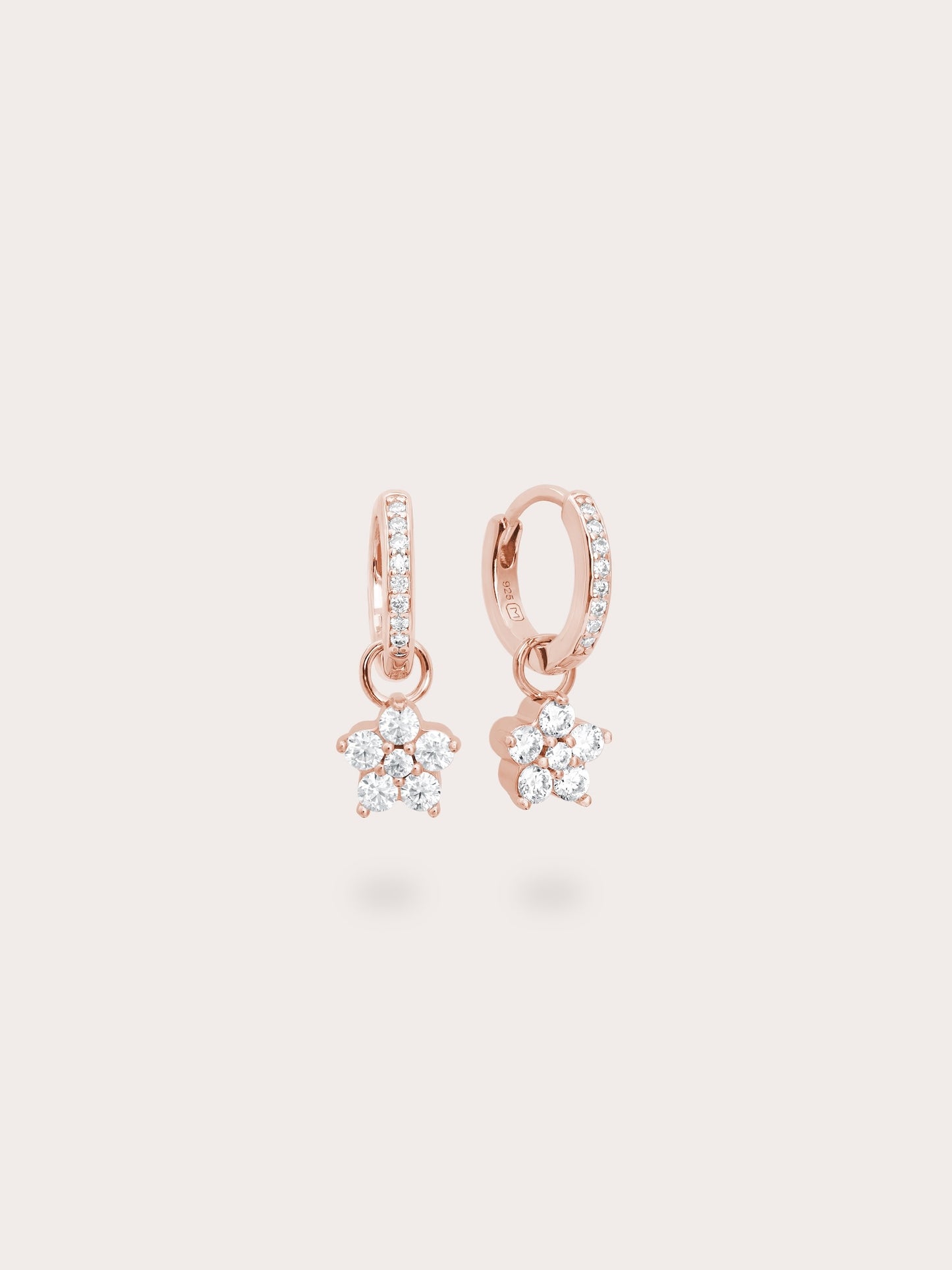 [Preorder] Sakura Huggie Earrings - Reversible