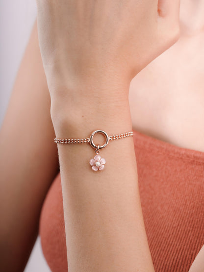 Sakura Charm 18K Rose Gold (7) – Mondays Made Flower & Birthstone Jewelry Singapore