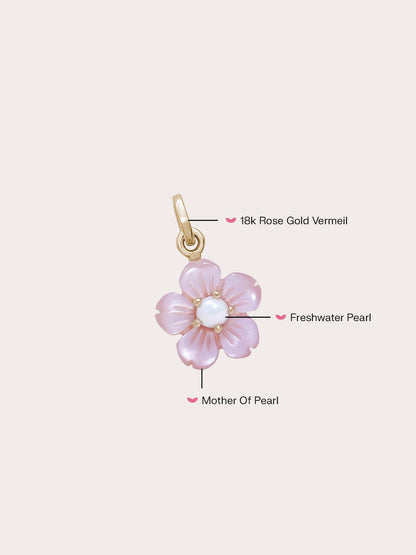 Sakura Charm 18K Gold (6) – Mondays Made Flower & Birthstone Jewelry Singapore