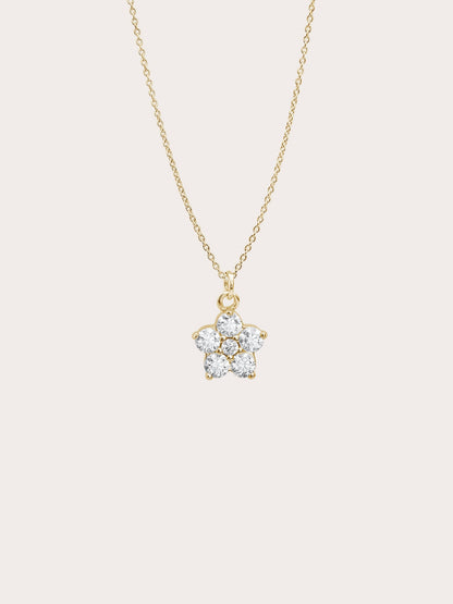 Sakura Necklace Reversible Mois 18K Gold (2) – Mondays Made Flower & Birthstone Jewelry Singapore
