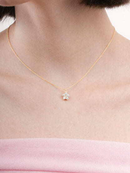 Sakura Necklace 18K Gold (2) – Mondays Made Flower & Birthstone Jewelry Singapore