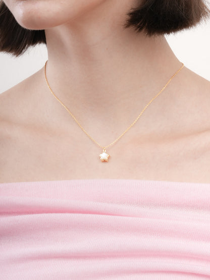 Sakura Necklace 18K Gold (3) – Mondays Made Flower & Birthstone Jewelry Singapore