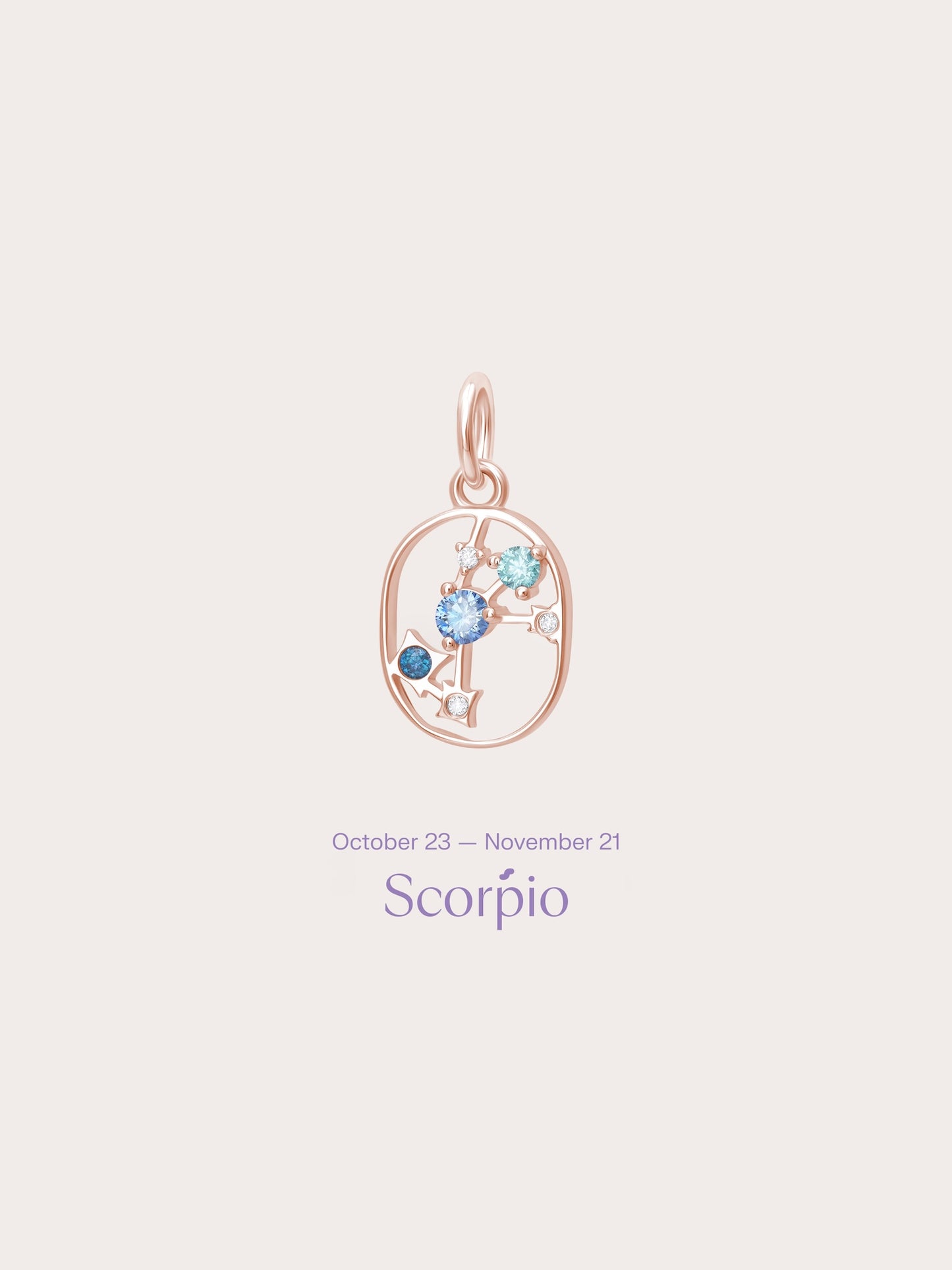 Scorpio Charm - Zodiac Sign Jewelry
