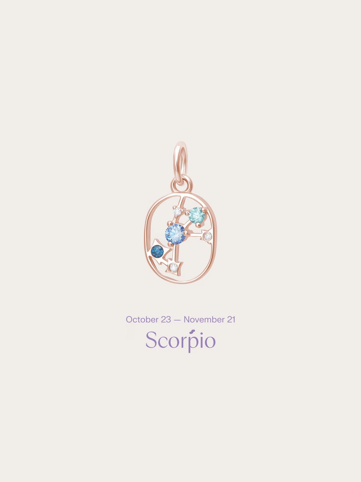 Scorpio Charm - Zodiac Sign Jewelry