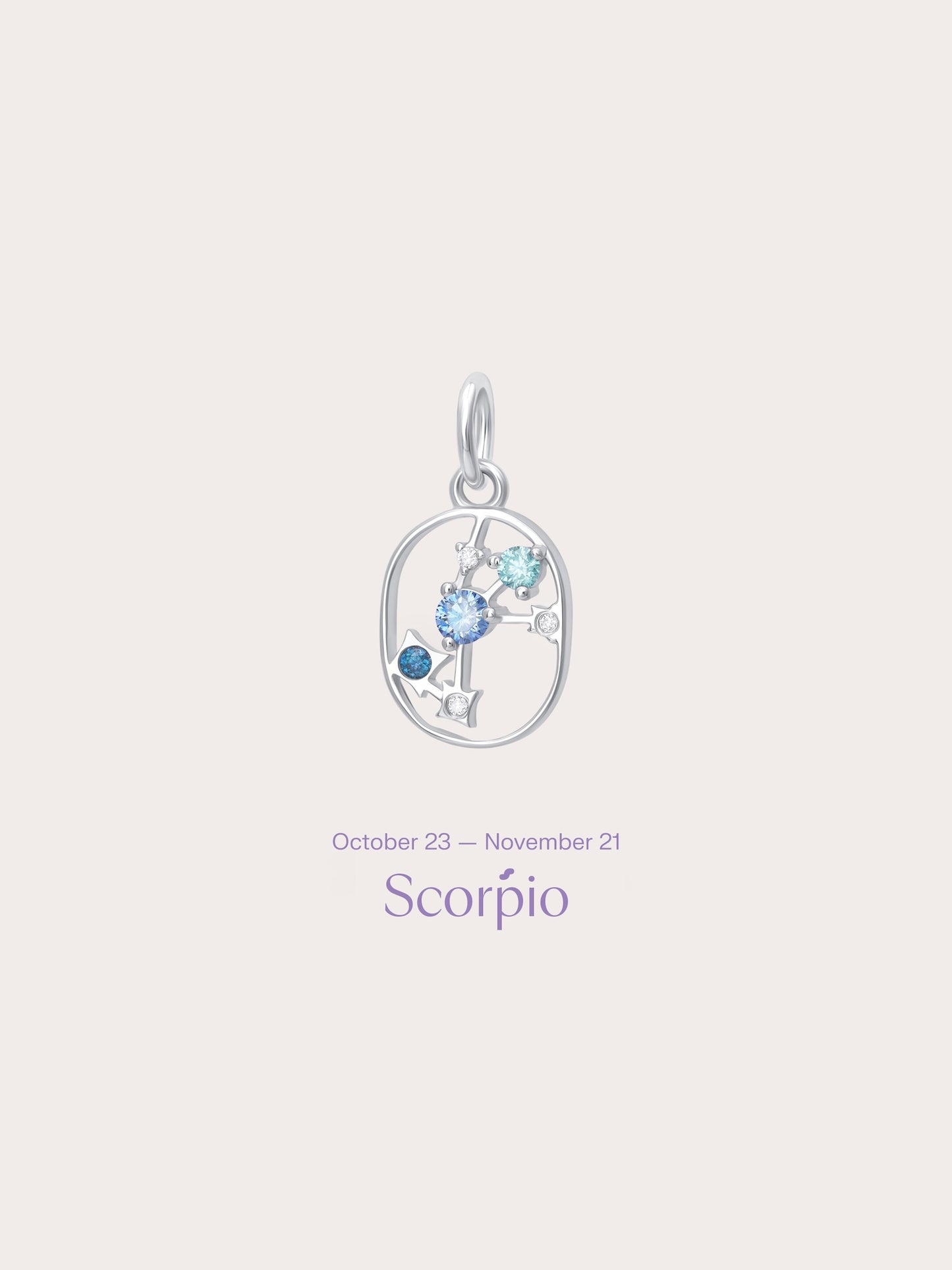 Scorpio Charm - Zodiac Sign Jewelry