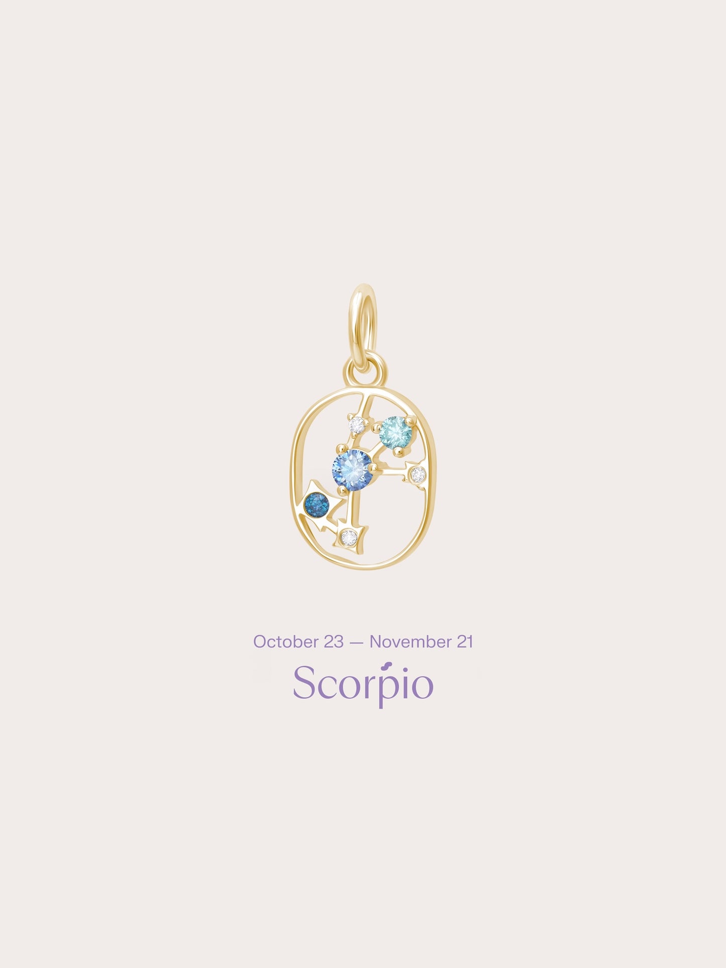 Scorpio Charm - Zodiac Sign Jewelry