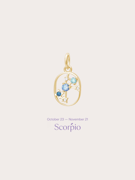 Scorpio Charm - Zodiac Sign Jewelry
