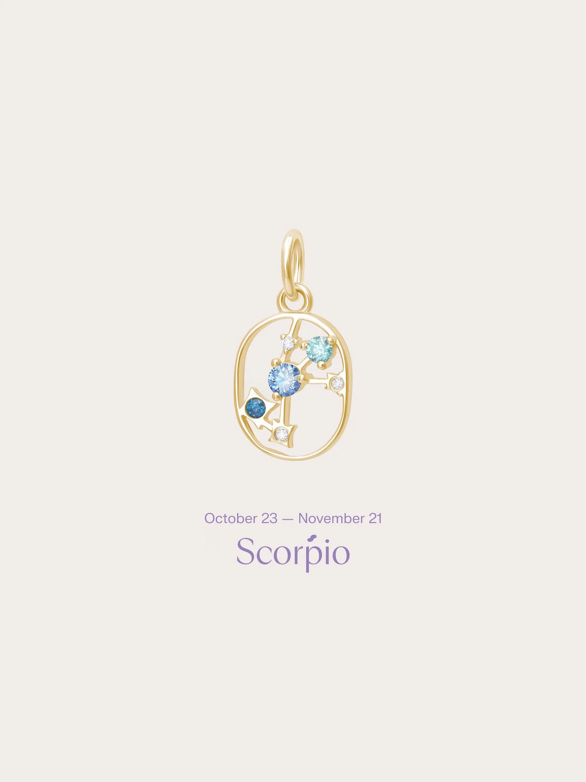 Scorpio Charm - Zodiac Sign Jewelry