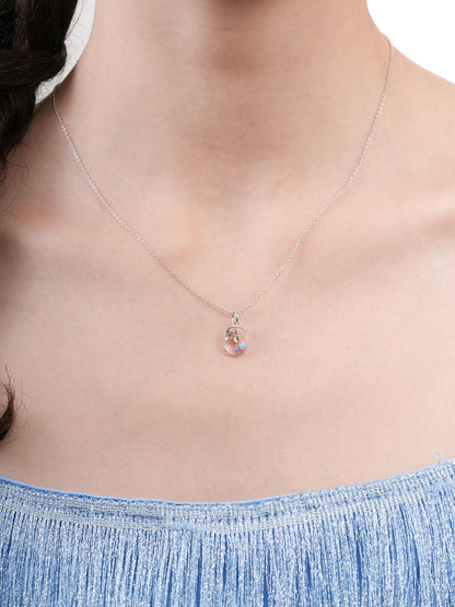Scorpio Necklace Zodiac Jewelry S925 Silver Rhodium (3) – Mondays Made Flower & Birthstone Jewelry Singapore
