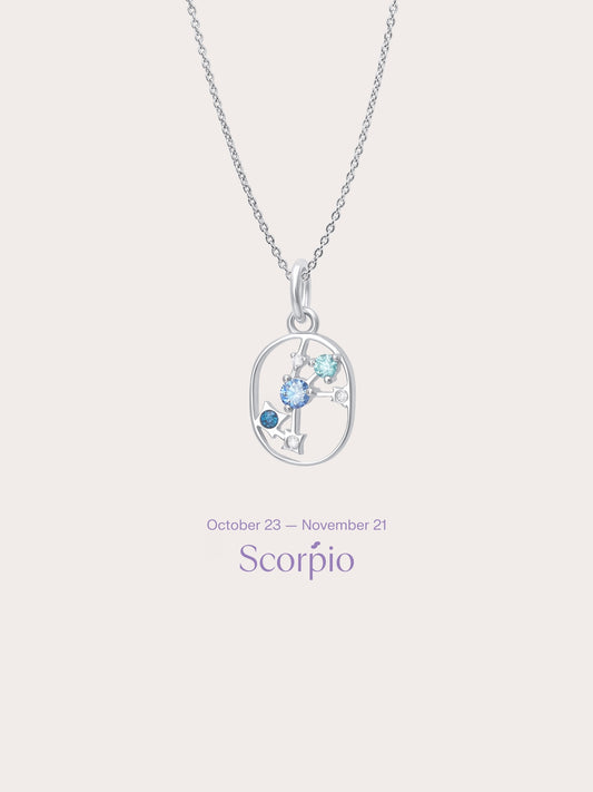 Scorpio Necklace - Zodiac Sign Jewelry