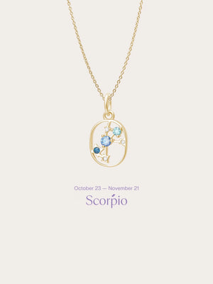 Scorpio Necklace - Zodiac Sign Jewelry