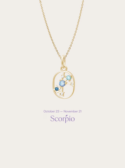 Scorpio Necklace - Zodiac Sign Jewelry