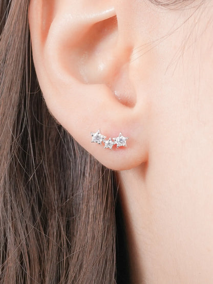 Shooting Star Flatback Earring
