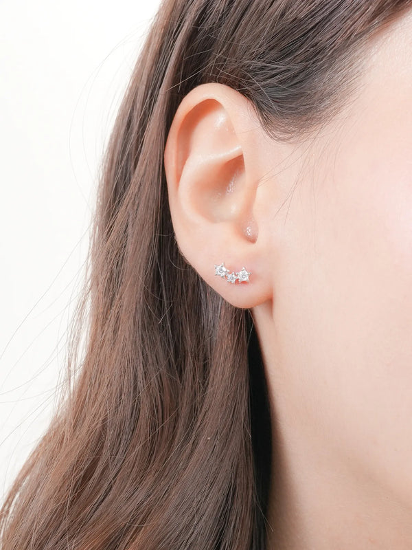 Shooting Star Flatback Earring
