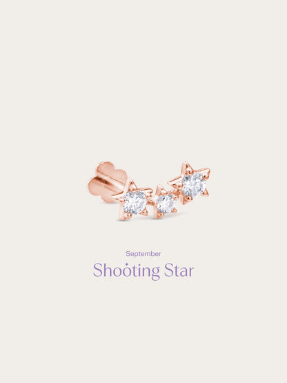 Shooting Star Flatback Earring