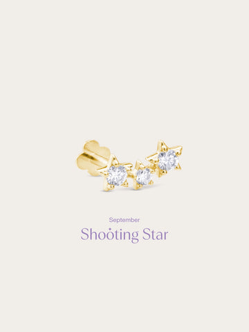 Shooting Star Flatback Earring