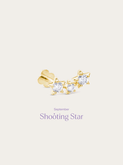 Shooting Star Flatback Earring