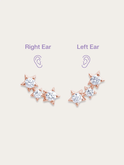 Shooting Star Flatback Earring