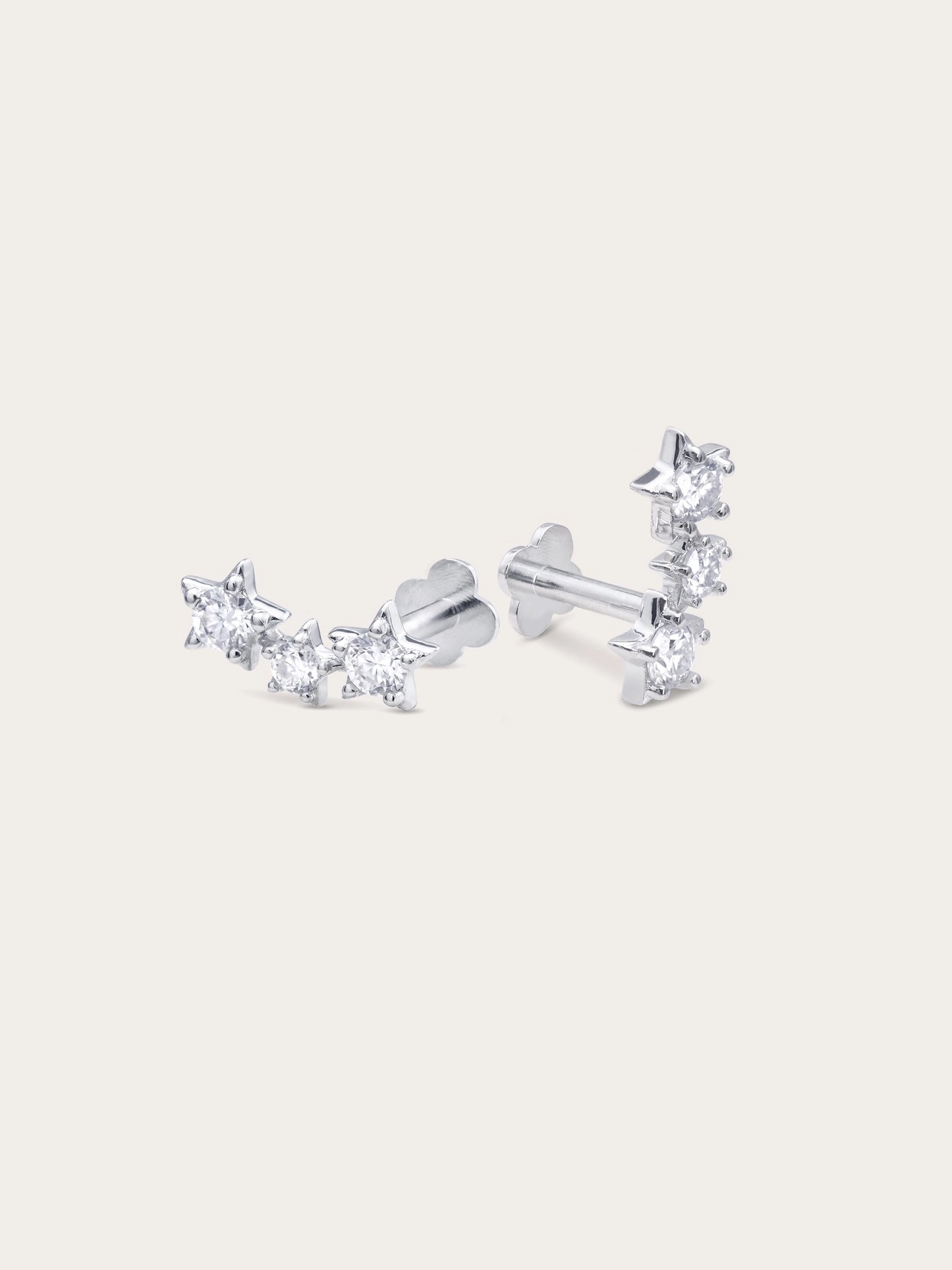 Shooting Star Flatback Earring