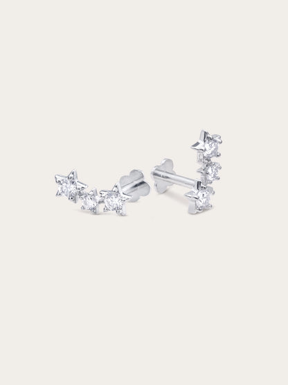 Shooting Star Flatback Earring